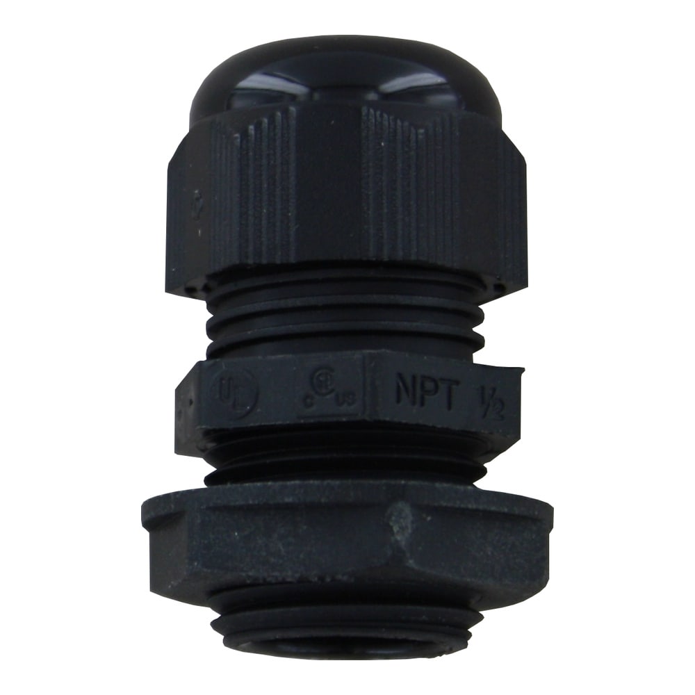 Cable gland with 1/2 in male NPT fitting
