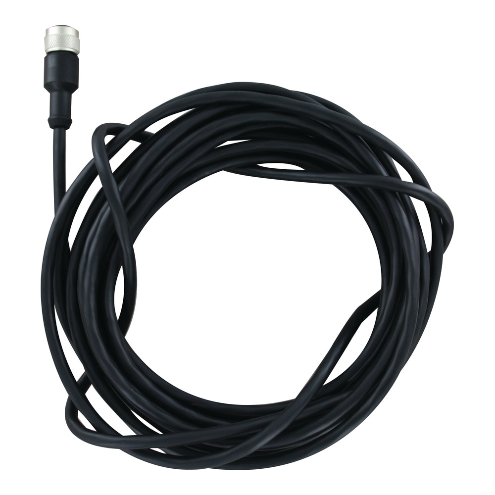 16 ft (5 m) shielded cable with 4 pin female M-12 connection