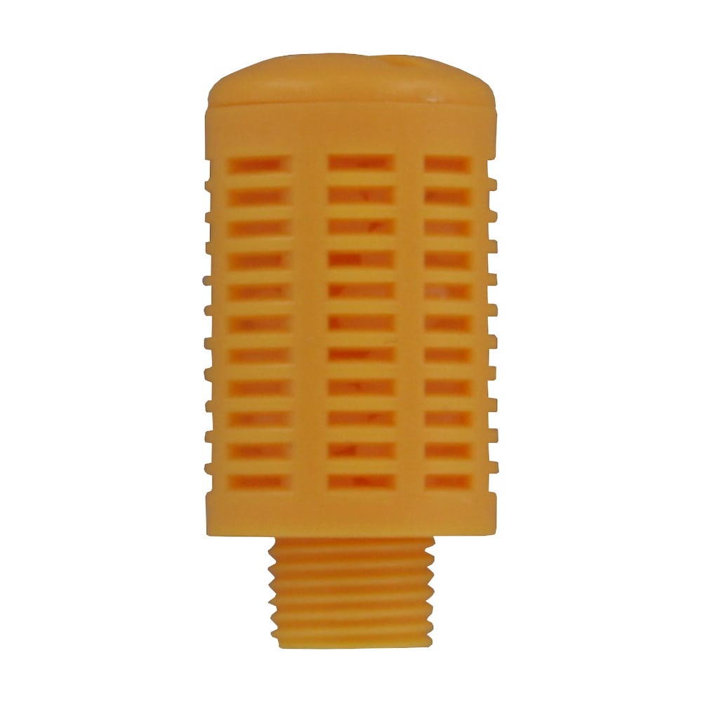 Muffler for pulse valve exhaust, 1/8" NPT, fits valve sizes 3/4", 1", 1-1/2" and RSV.