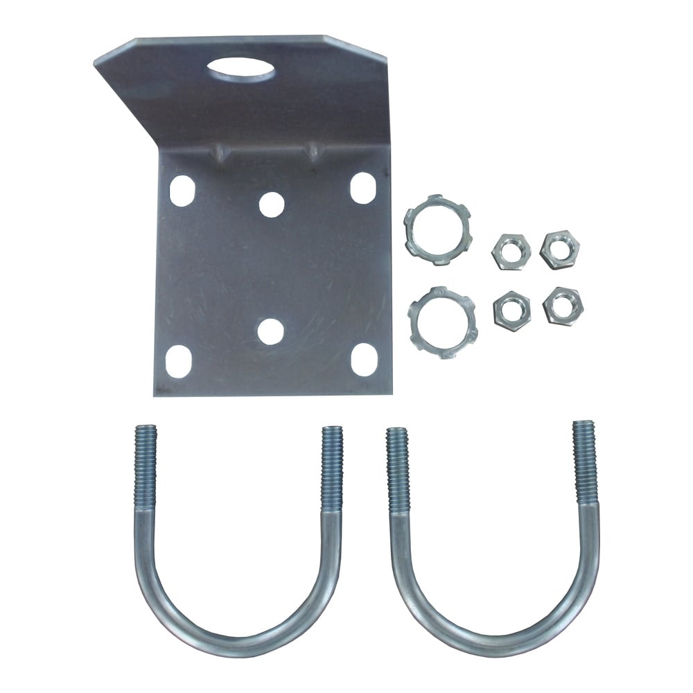 Mounting bracket for pipe or surface mounting (includes bracket and two 2 in U-bolts)