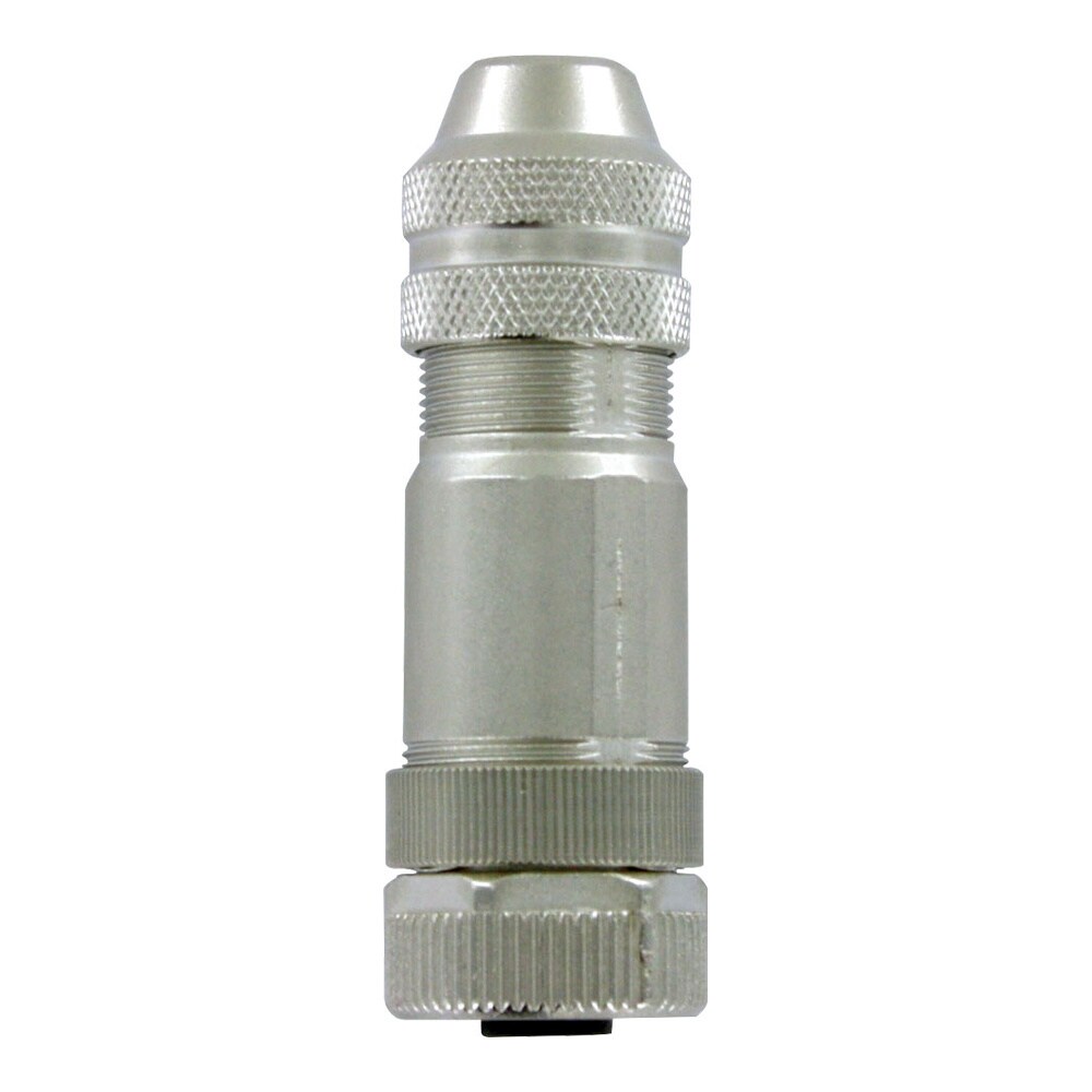 Female four pin M-12 to cable gland connector
