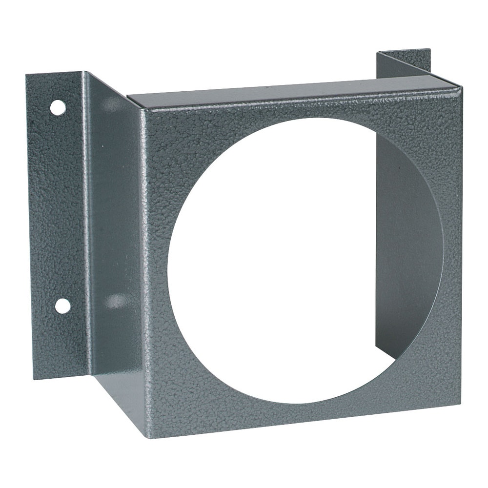 Mounting bracket flush mount Magnehelic® gage in bracket. Bracket is then surface mounted . Steel with gray hammertone epoxy finish. 6.3" x 7.7" x 4.0", 1.30 lb.