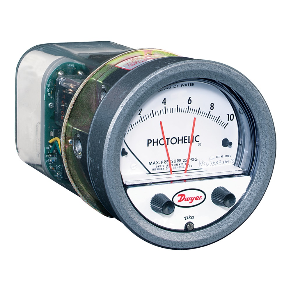 A3000 Photohelic® Switch/Gages for Pressure Measurement up to 25 psig