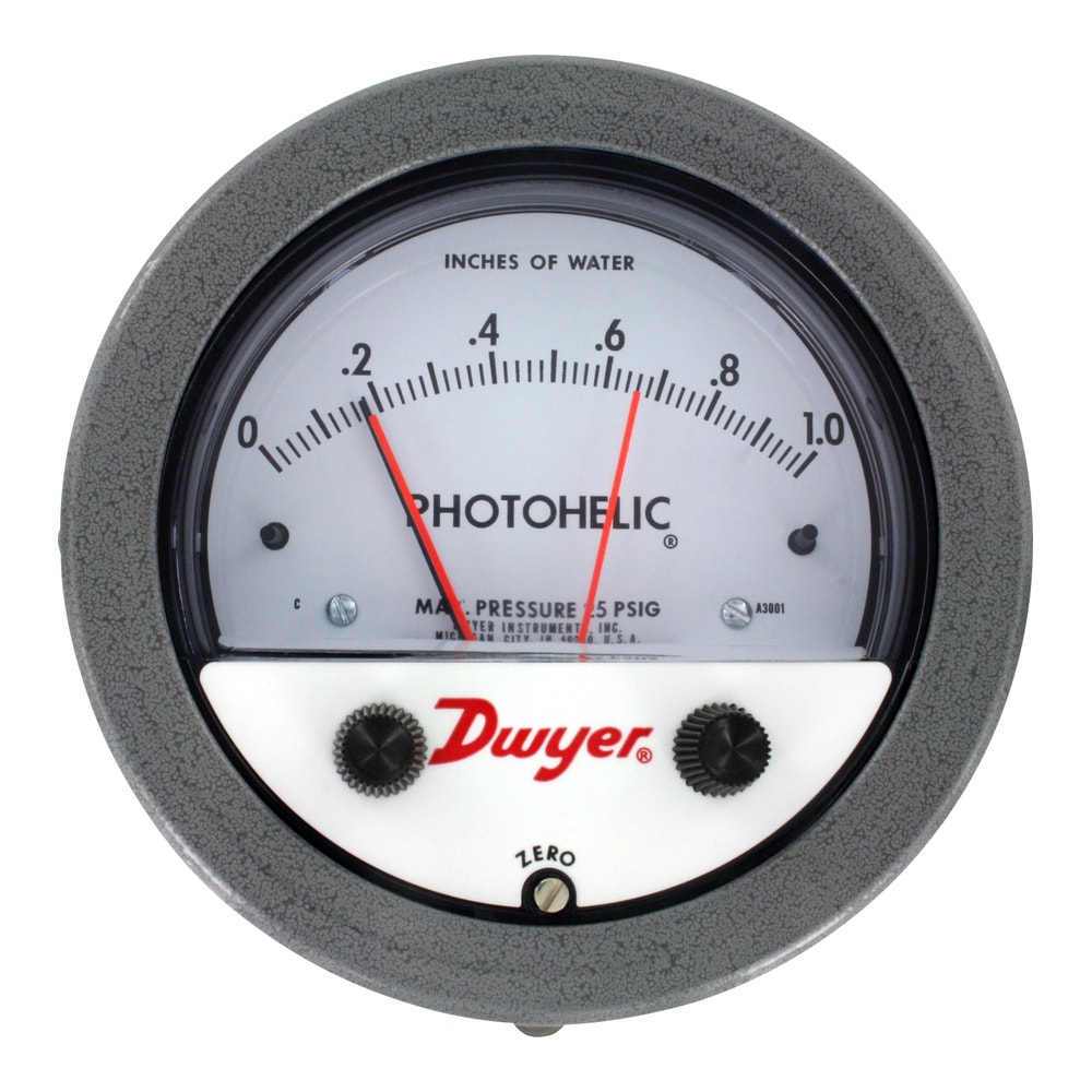 A3000 Photohelic® Switch/Gages for Pressure Measurement up to 25 psig