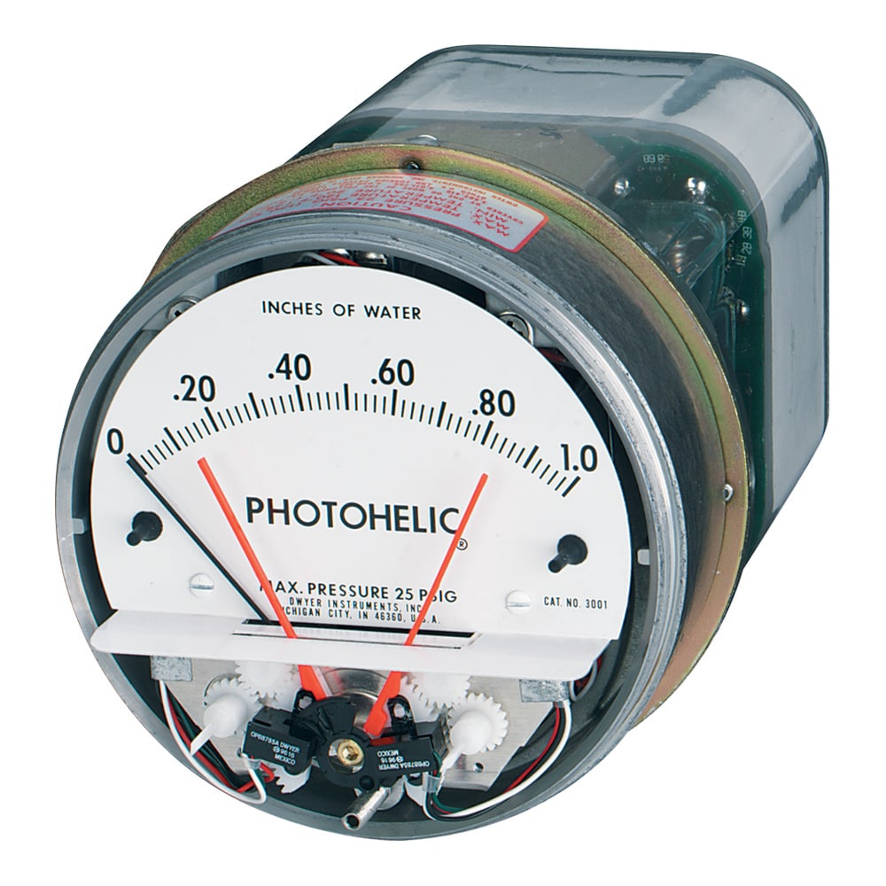 A3000 Photohelic® Switch/Gages for Pressure Measurement up to 25 psig