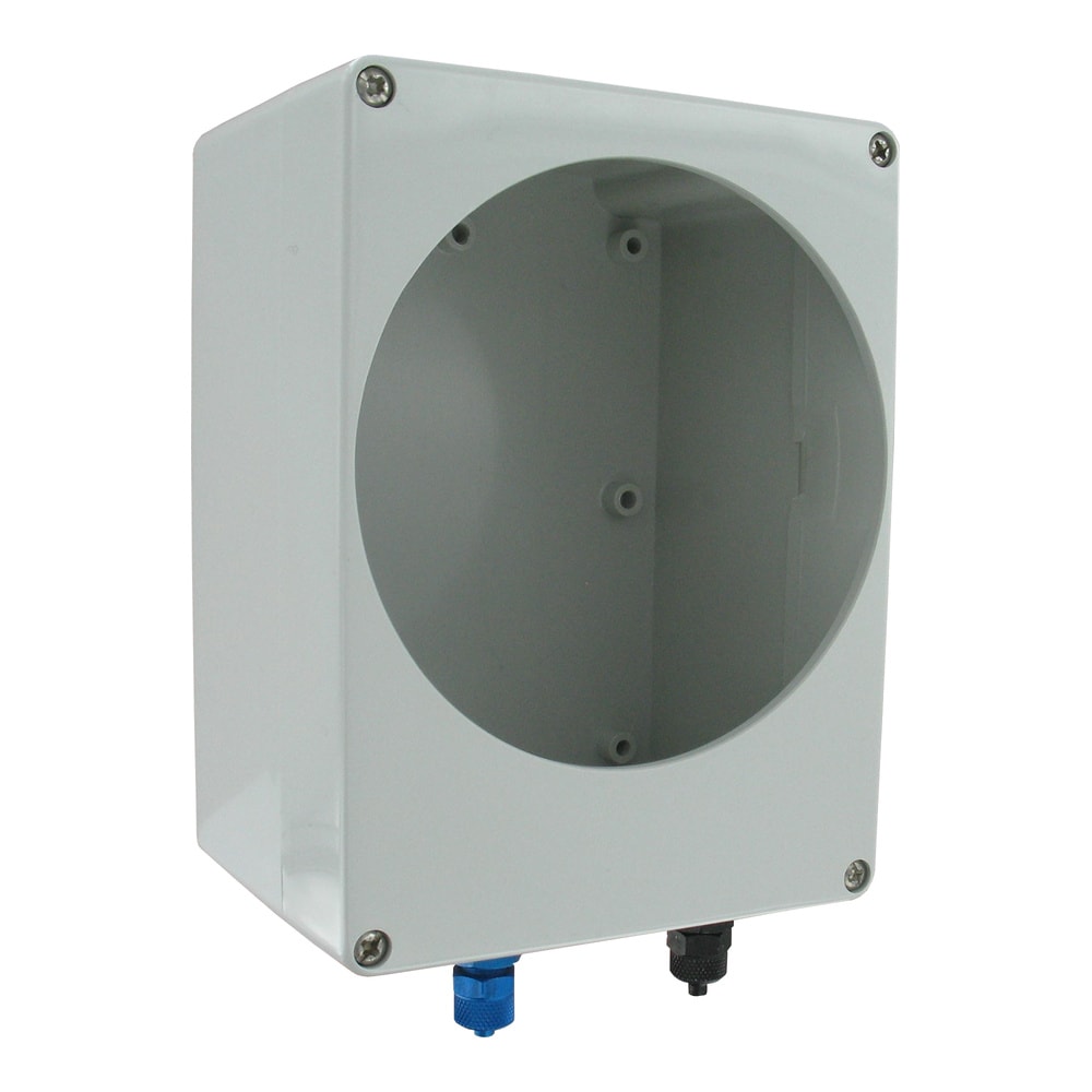 Weatherproof enclosure, ABS, compatible with Series 3000MR/MRS Photohelic®, Series 605 Magnehelic®, Series DH3 Digihelic® (to fit, the casing on the electrical plug must be removed), Series 2000 Magnehelic® with medium and high pressure options