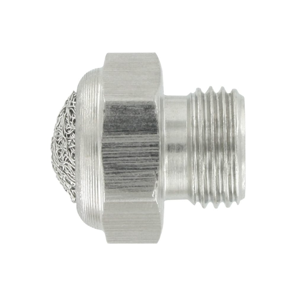 1/8" BSPT 316 SS filter vent plug (replacement filter for the A-464-SS)