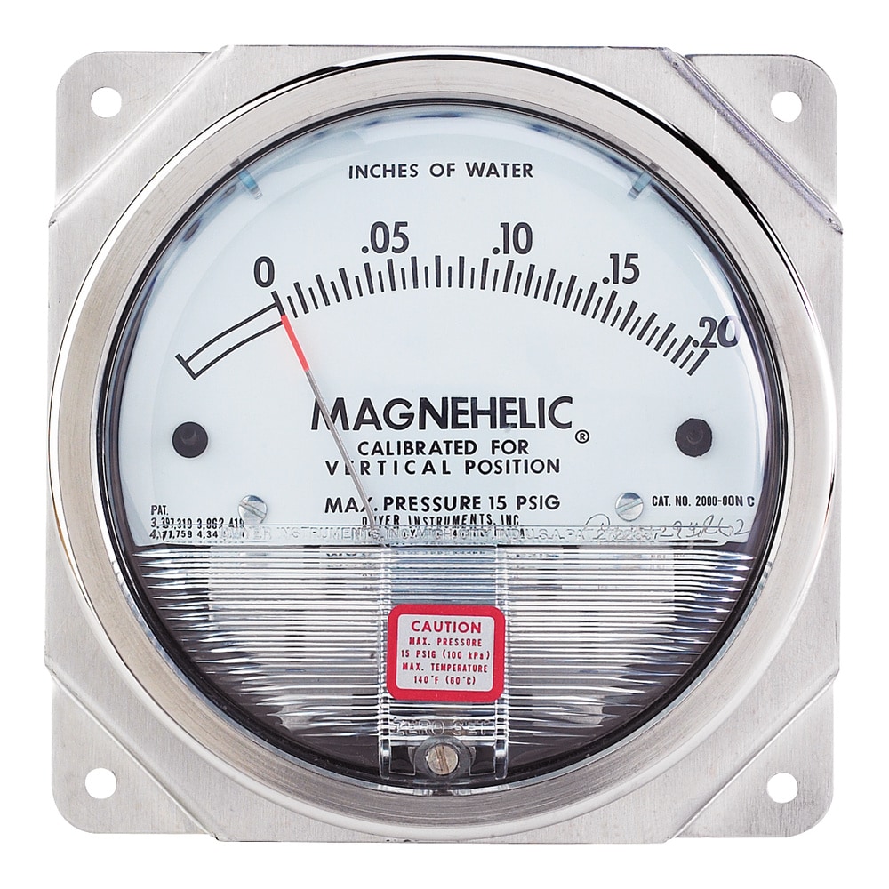 Surface mounting plate, aluminum, for Magnehelic® gage.