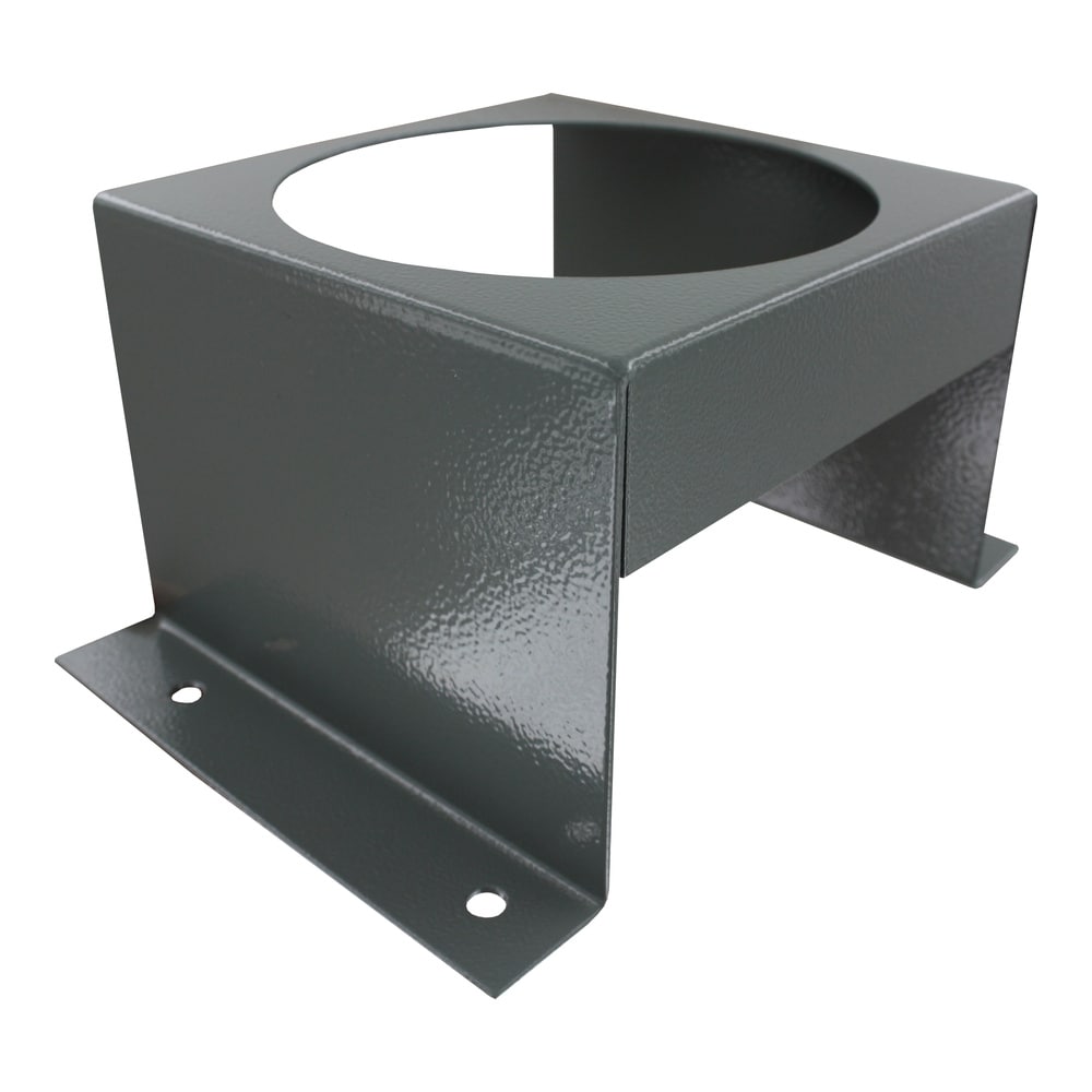 Flush mount bracket used with: Photohelic® 3000MR/MRS, Capsuhelic®, 631B Transmitter. Bracket is then surface mounted. Steel with gray hammertone epoxy finish.
