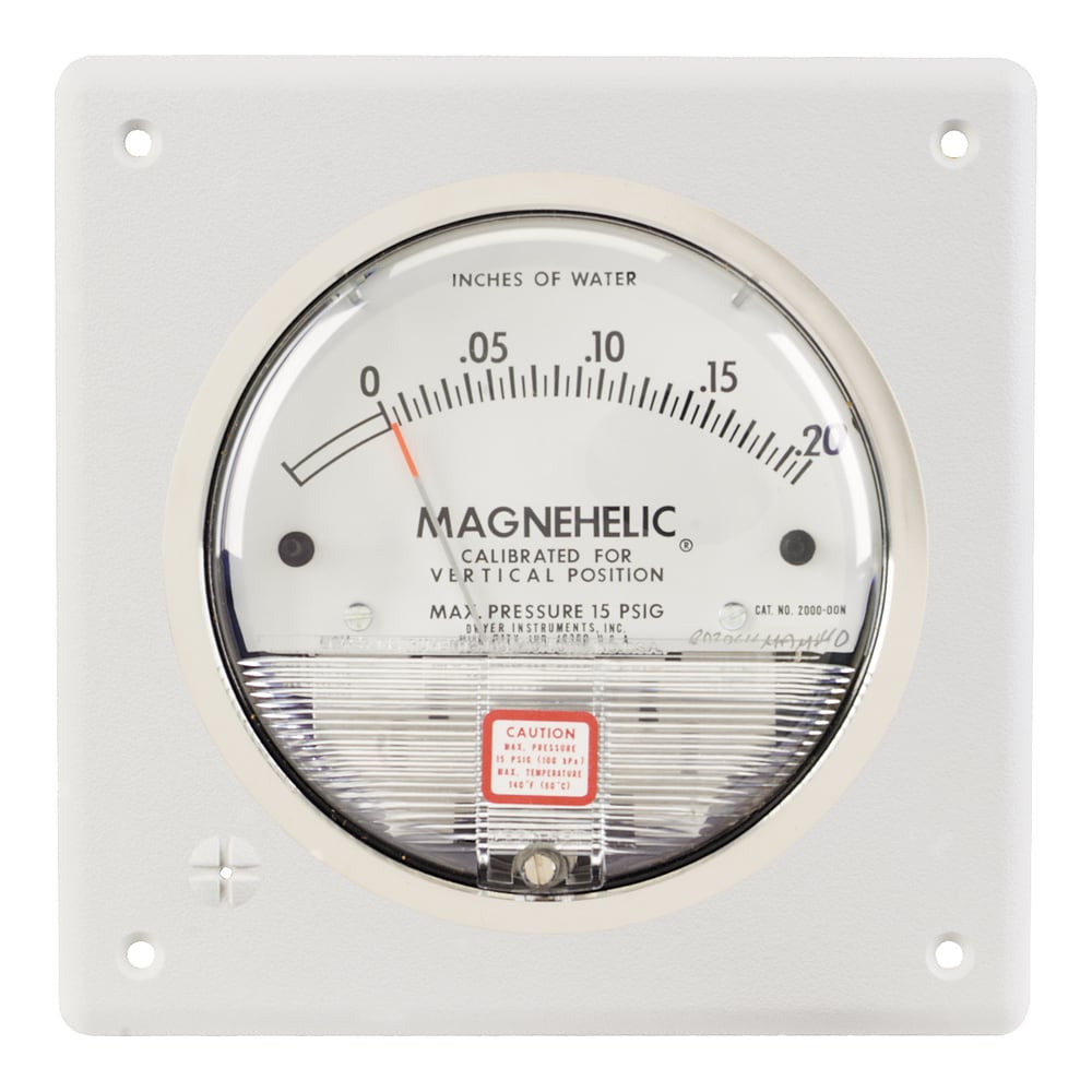 Flush mount kit for Magnehelic® gages (Magnehelic® sold separately)