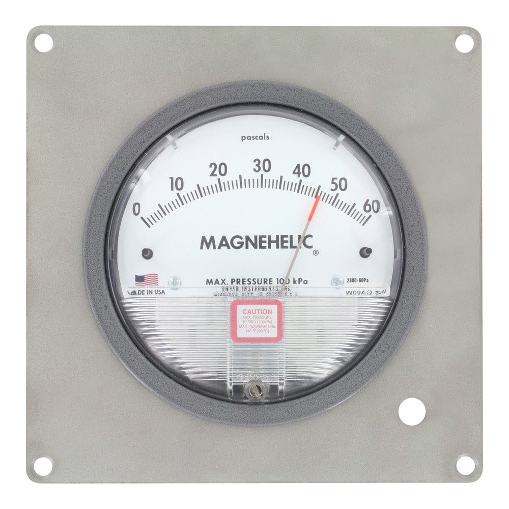Stainless steel flush mounting kit for the Magnehelic® gages (Magnehelic® sold separately)
