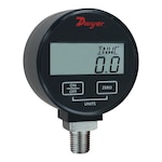 Digital Pressure Gauge for Air/Liquids/Gases – 1% Accuracy, NIST Options