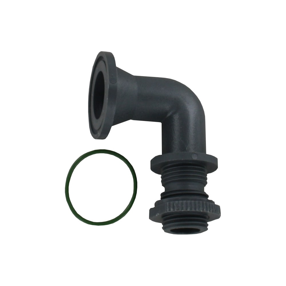 1/2 in male NPT with 90° elbow fitting (2) - PVC (Series LFMC).