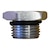1/2 in conduit plug, watertight.