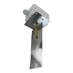 Interruptor de paleta de flujo de aire ajustable para HVca - Paleta de acero inoxidable