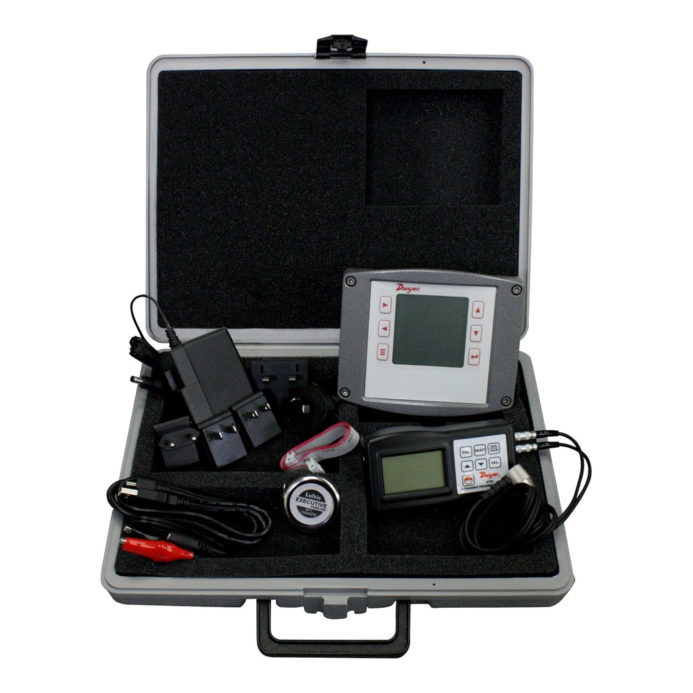 Set up kit, includes: set up display, measuring tape, universal power adapter for high accuracy installation and UTG thickness gage.