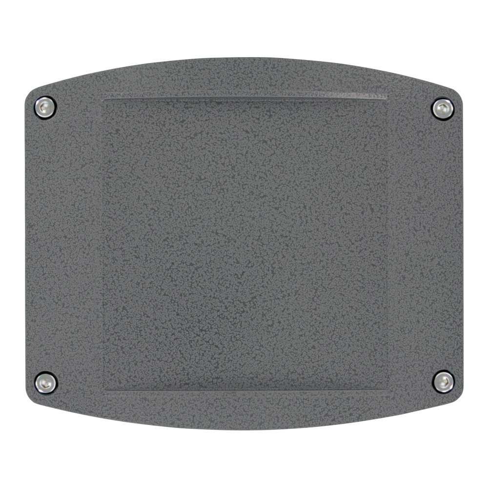 Replacement blank lid, gasket and (4) screws.