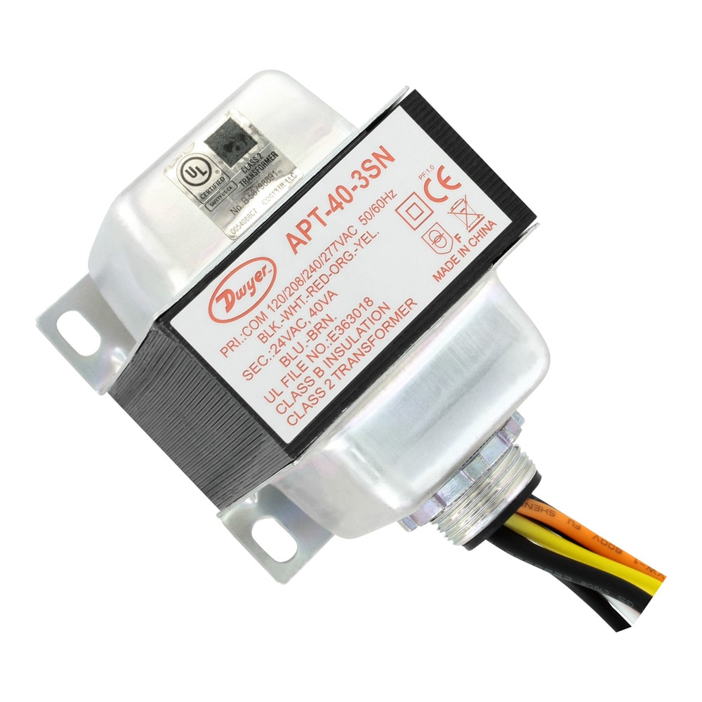 Isolated AC Transformers, 20-150 VA, 24 VAC, HVAC/Bldg Automation, UL Class 2