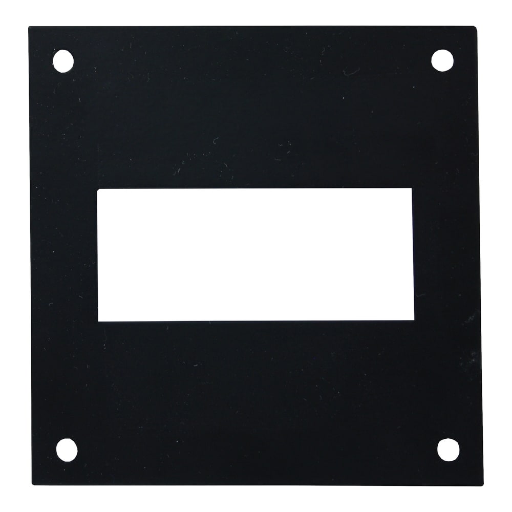 1/4 DIN steel adapter plate