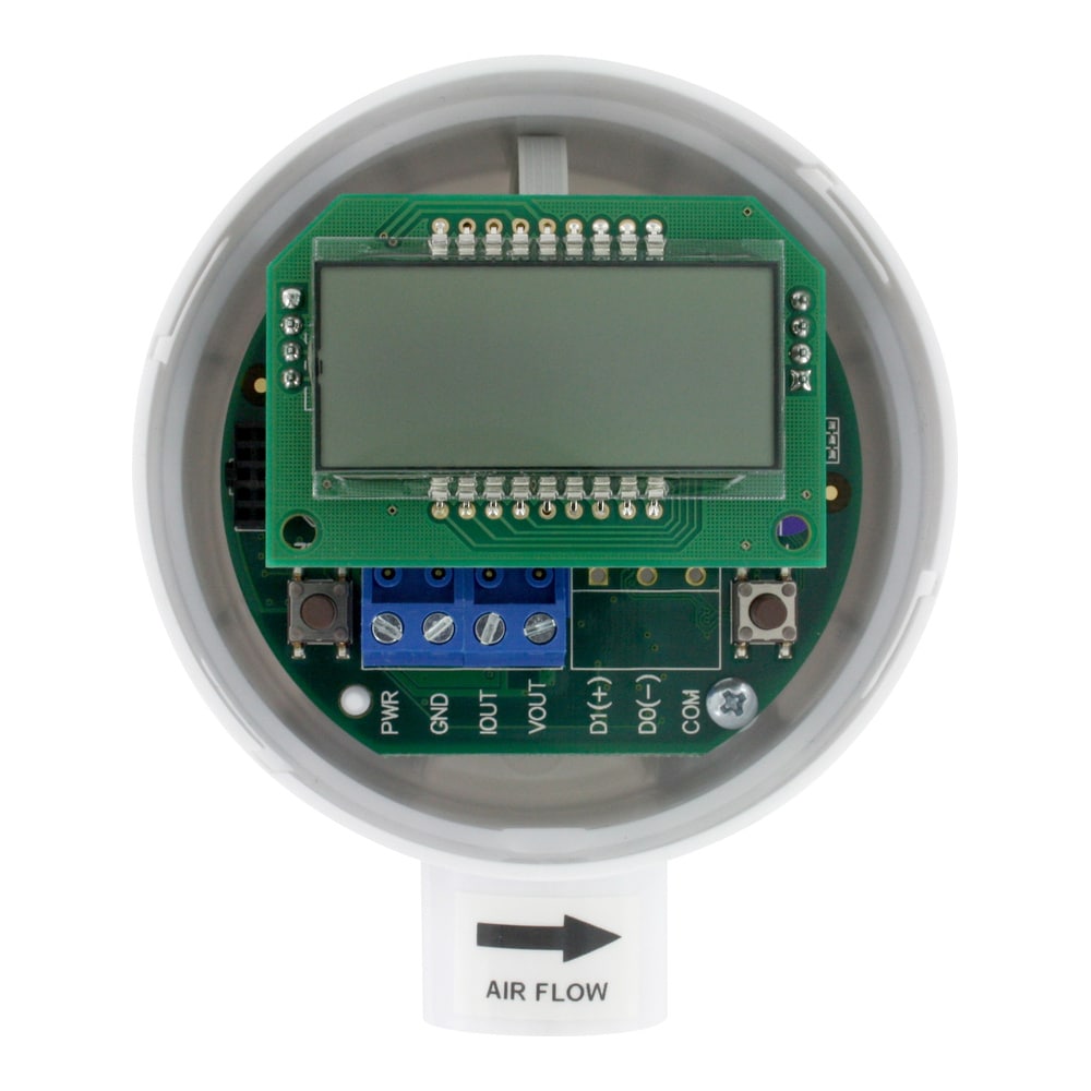 Air Velocity Transmitter ± 1% Accuracy, Configurable Outputs, BACnet/Modbus