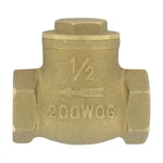 Brass Flap Check Valve - Prevents Backflow & Reduces Pressure Loss