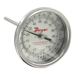 Bimetal Thermometers for Chillers & Boilers – Stainless Steel, Sealed