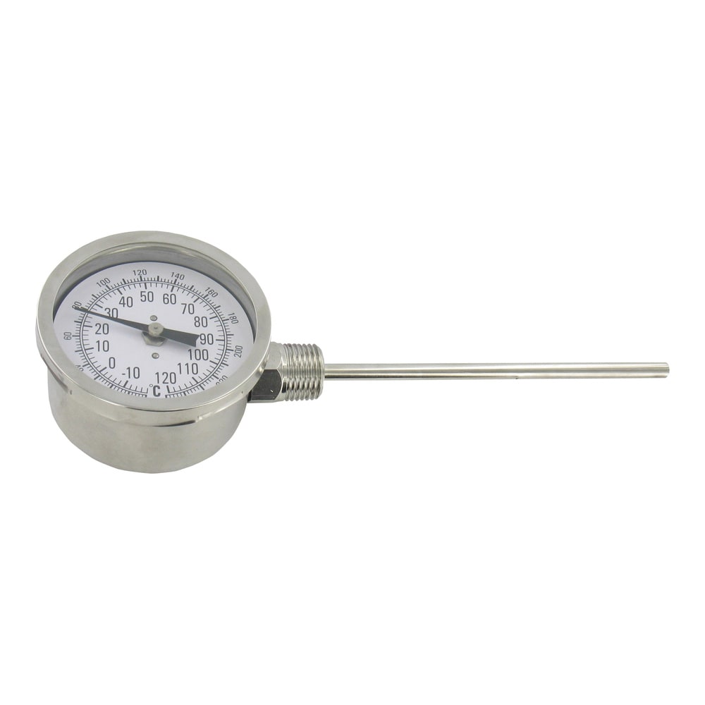 Bimetal Thermometers for Confined Spaces – Horizontal Mount, Quick Readings