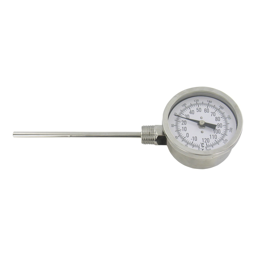 Bimetal Thermometers for Confined Spaces – Horizontal Mount, Quick Readings