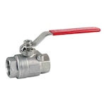 2-Piece SS Ball Valve, 316 SS Stem, Full Port, 1000 psig, Chemical Use