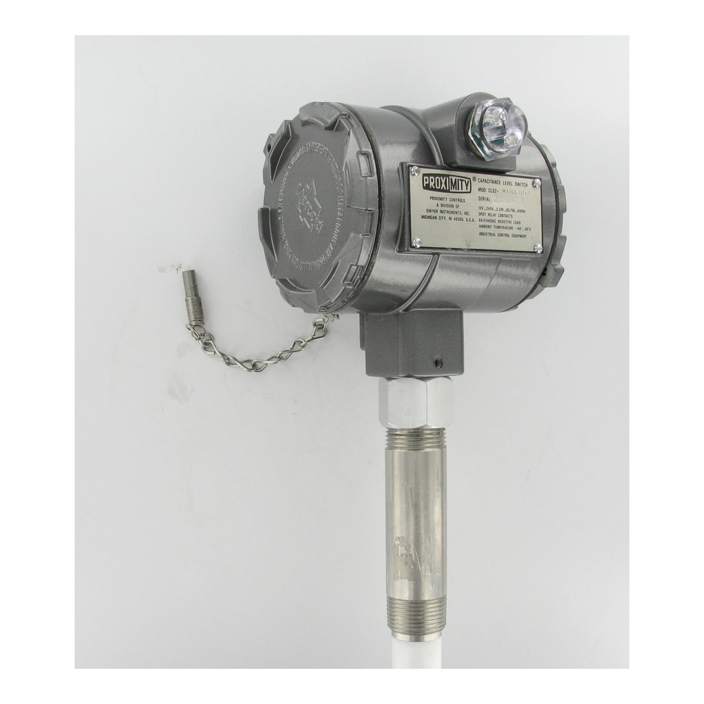 Capacitive Level Switch, PVDF/316 SS, DPDT Output, Weatherproof