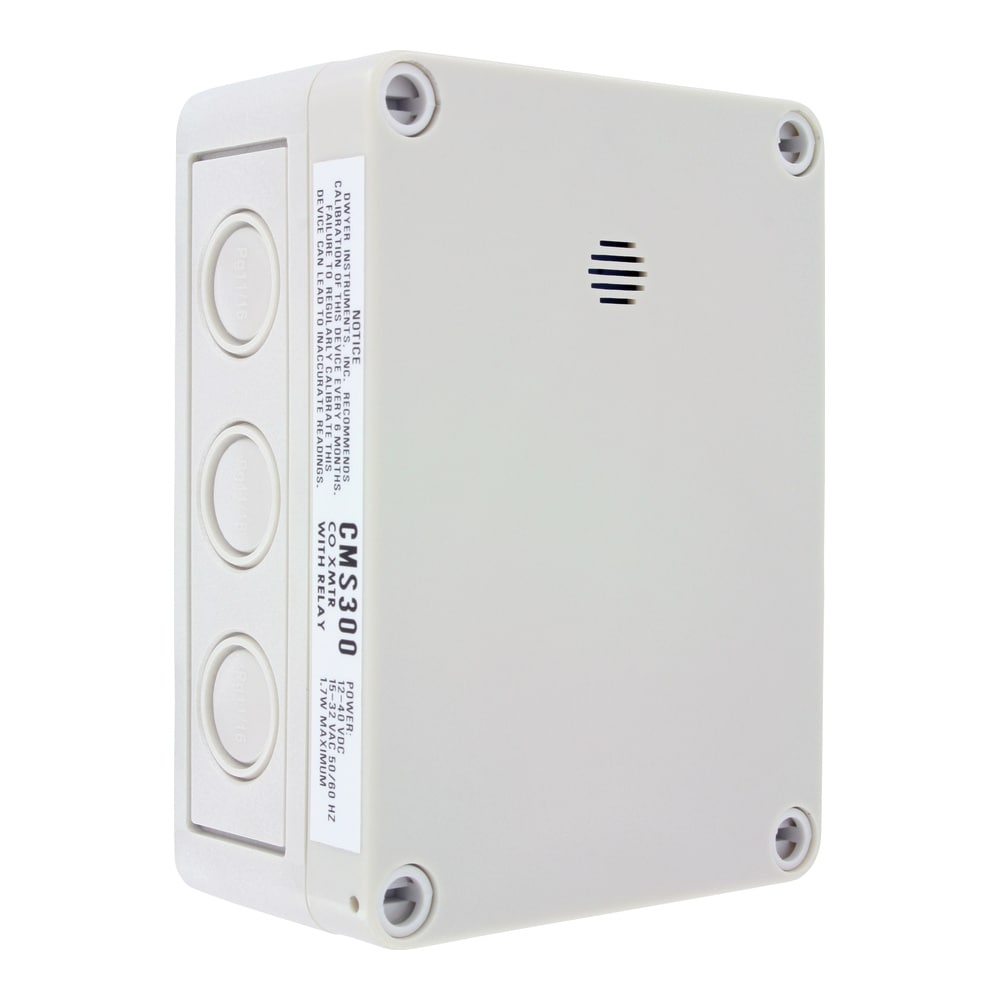 CO Transmitter & Switch w/ Relay, 25/60/150 PPM, Ideal for Garages