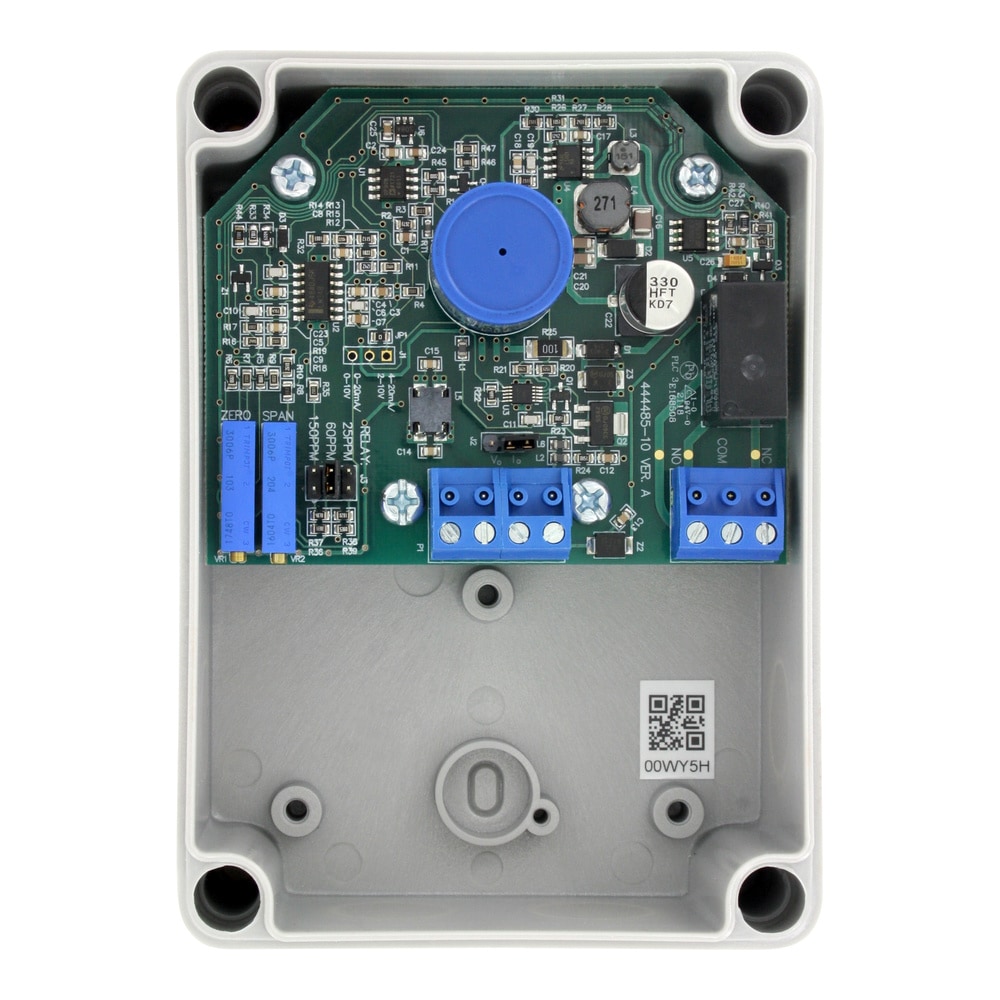 CO Transmitter & Switch w/ Relay, 25/60/150 PPM, Ideal for Garages