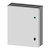 Outdoor Carbon Steel Electrical Enclosures, 180° Hinges, Latch, Rain Cap