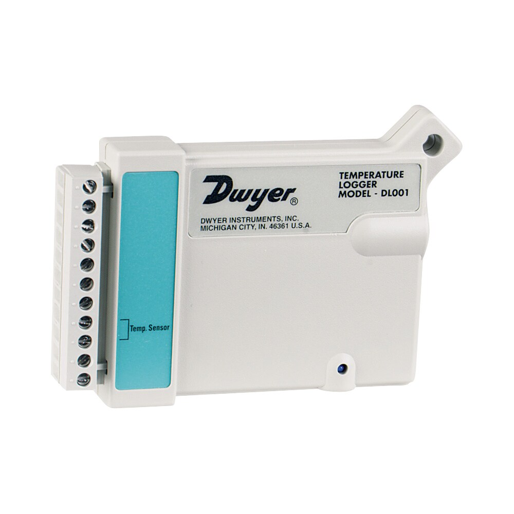 Temp Data Logger, On-board Thermistor, External Sensor, 32K Readings
