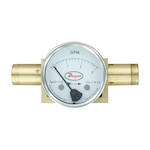 Flowmeter for Liquids, ± 2% Accuracy, Metal, 3000 psig, 1/4" to 1" Conn.