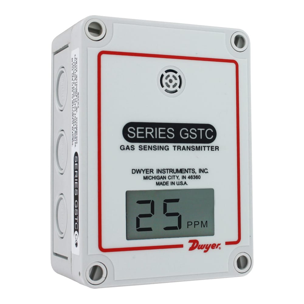 CO/NO2 Gas Transmitter for Garages, BACnet/Modbus®, On-site Calibr.