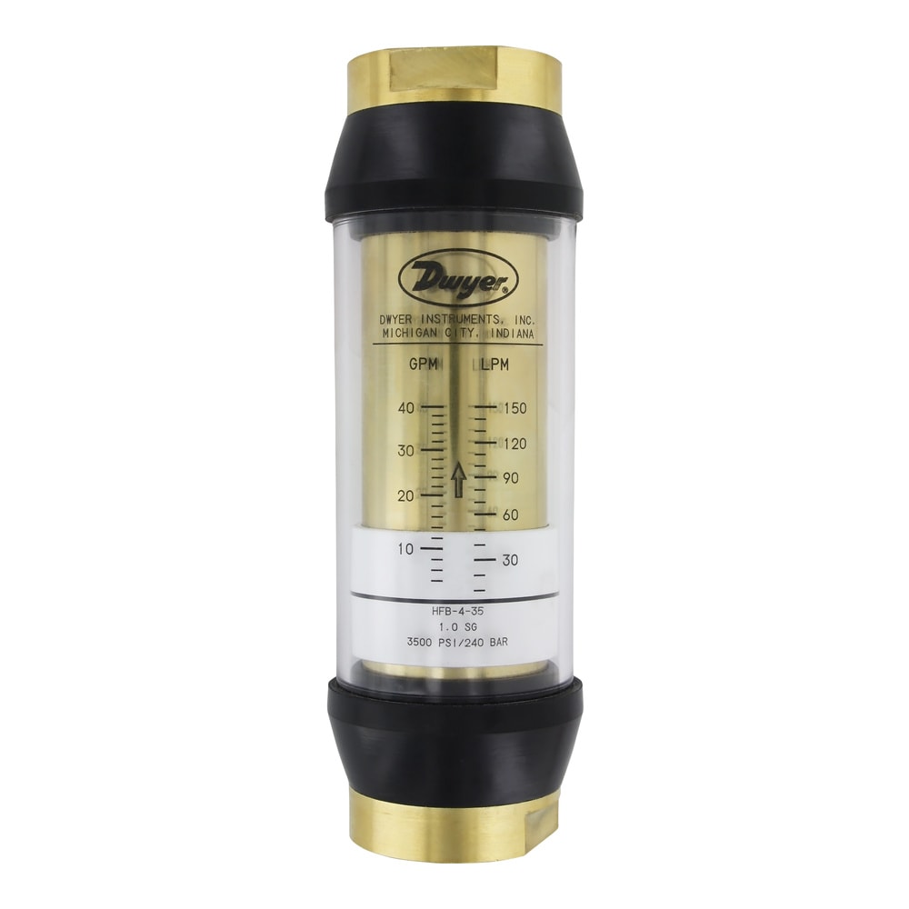Durable In-Line Flow Monitors for Gases, Oil, or Water - Series HF