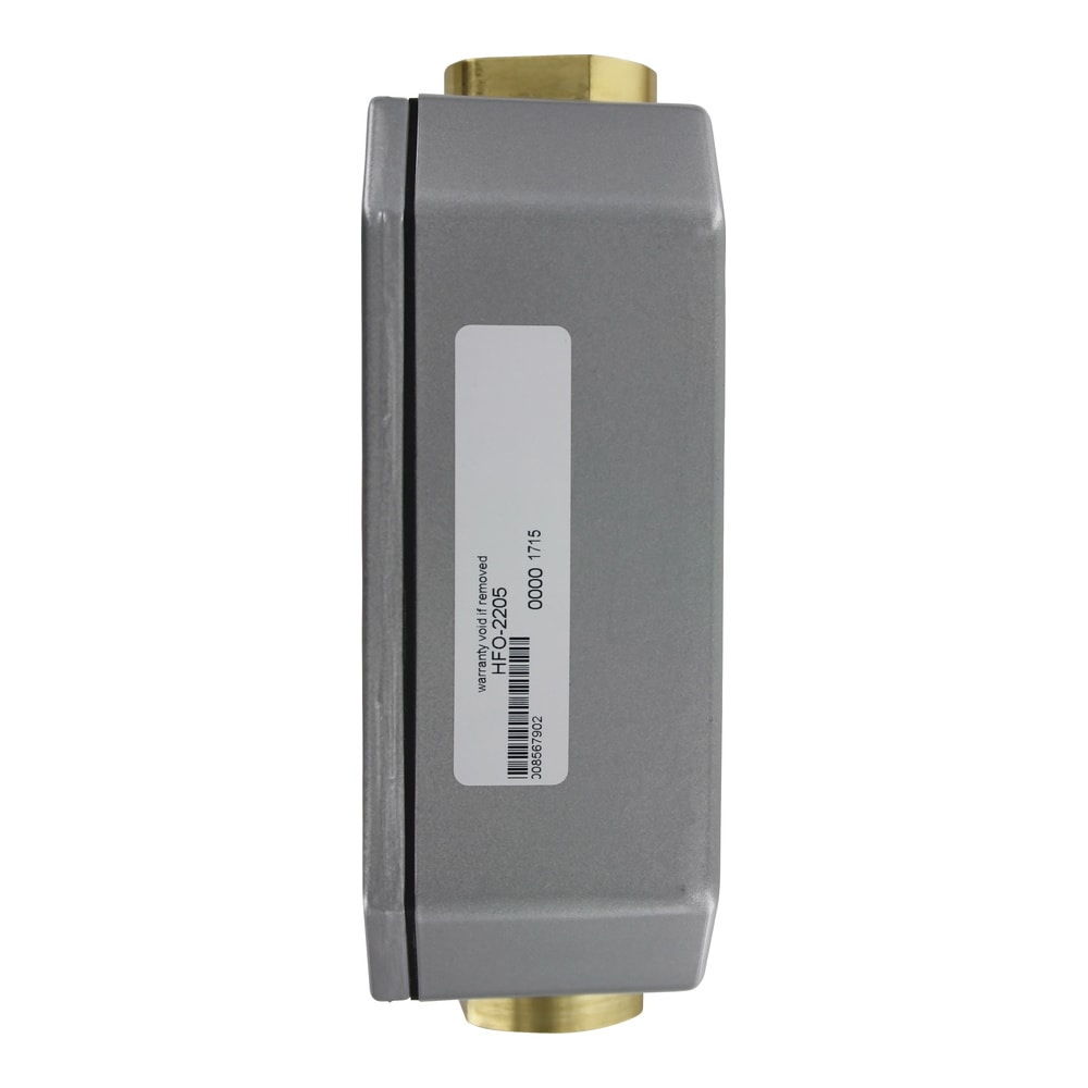 In-line flow alarm, range 1.5-12 SCFM air, 1/4" female NPT.