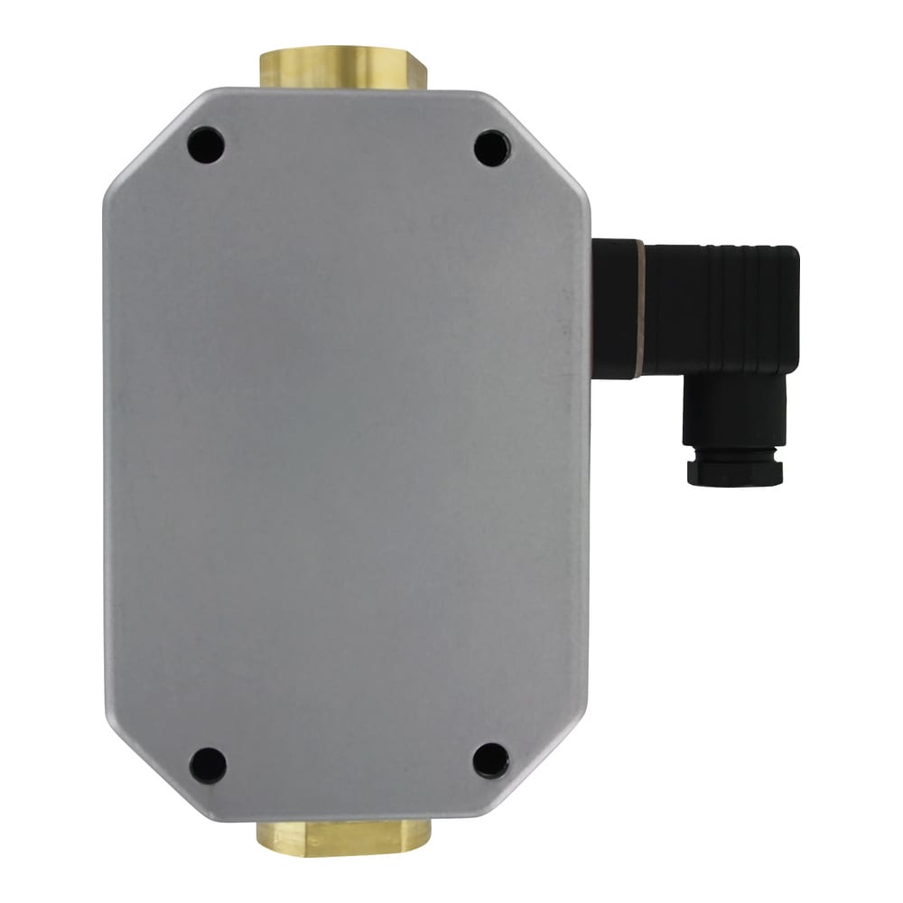 In-line flow alarm, range 1.5-12 SCFM air, 1/4" female NPT.