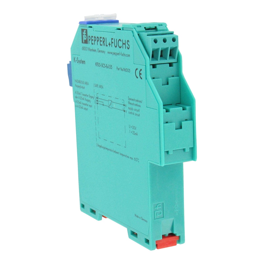 Loop Powered Galvanic Barrier for Safe Transmitters, DIN Rail Mount