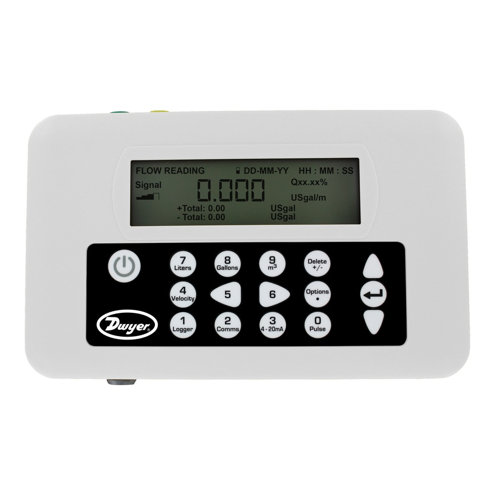 Portable Ultrasonic Flowmeter Kit - Non-Invasive, IP67, 20-Hour Battery