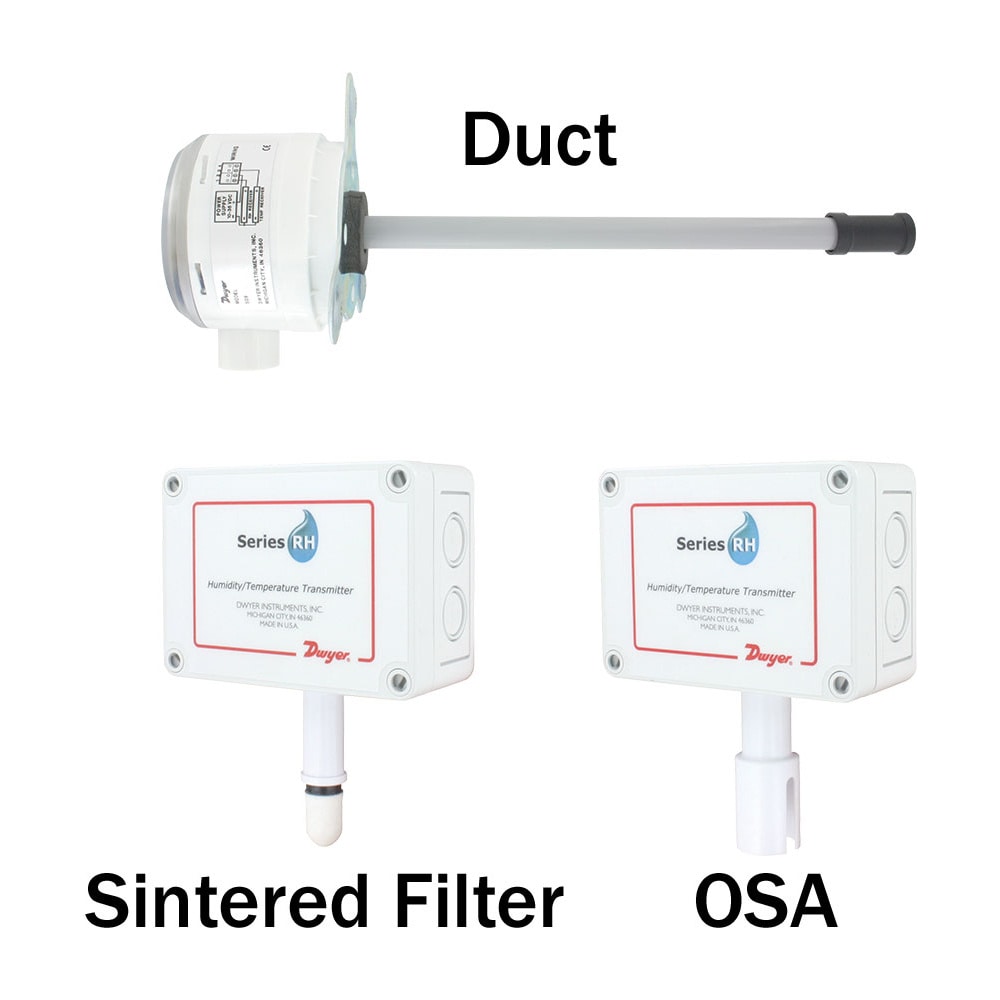 Humidity & Temp Transmitter, 2%-5% Accuracy, Polymer Sensors, Series RHP