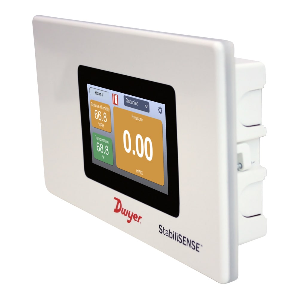 Critical Room Status Monitor – Touchscreen, BACnet, Modbus, for Labs & Hospitals