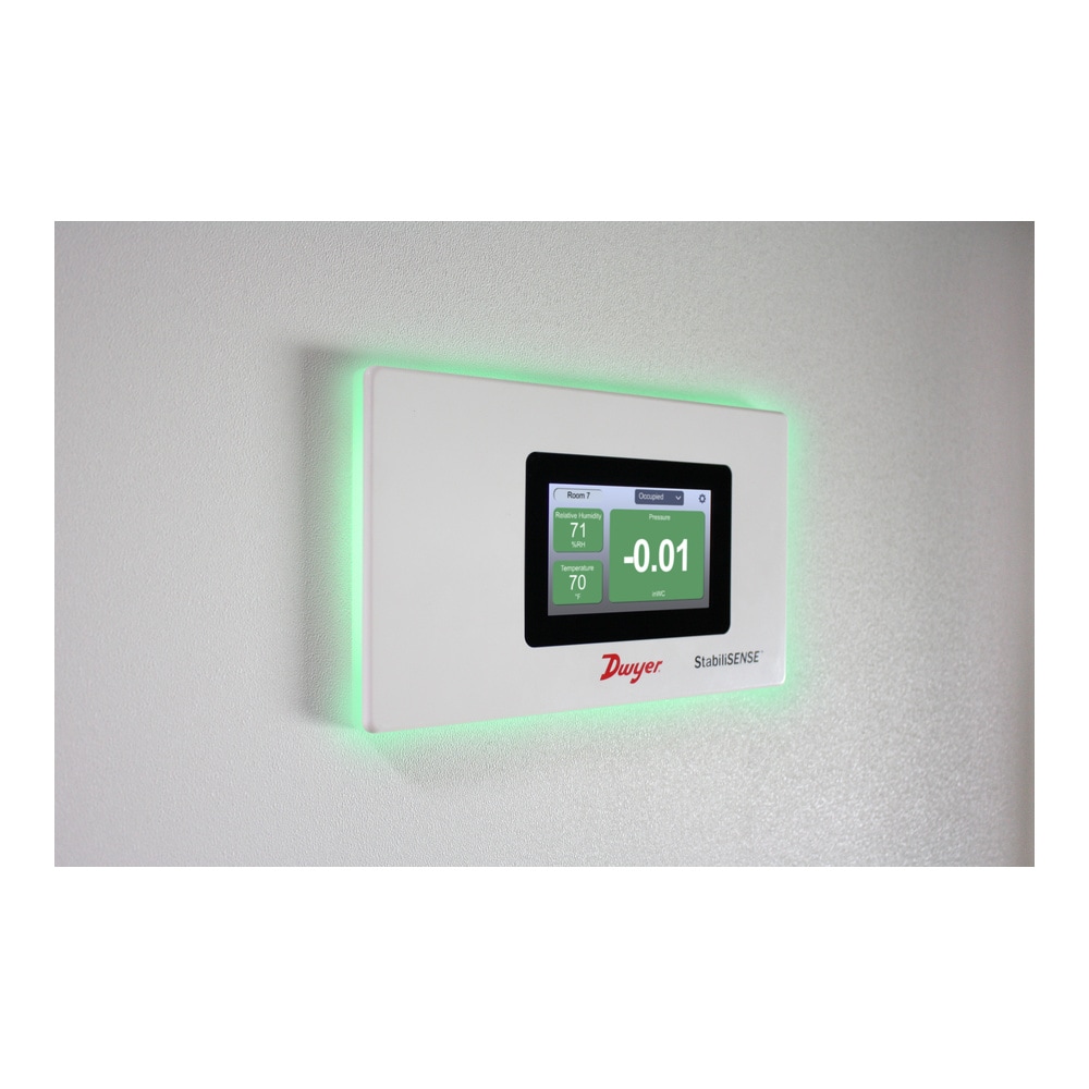 Critical Room Status Monitor – Touchscreen, BACnet, Modbus, for Labs & Hospitals