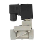 Vanne solénoïde compacte à deux voies, en acier inoxydable, normalement fermée, 1/8-2" NPT