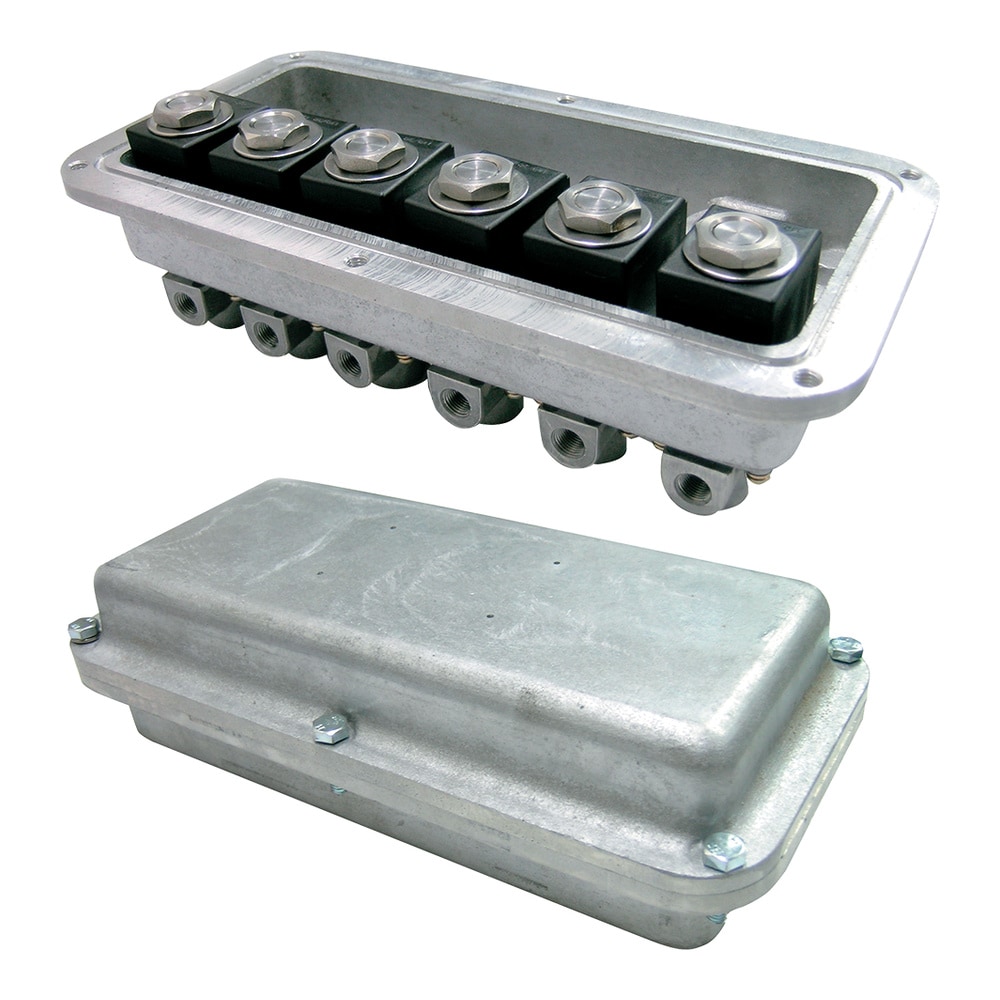 Weatherproof Solenoid Valve Enclosures for RSV, 6/12 Valve, Customizable