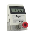 Liquid Turbine Flow Meter - 0 to 5 Vdc Output, LCD Display, Turbo Wheel