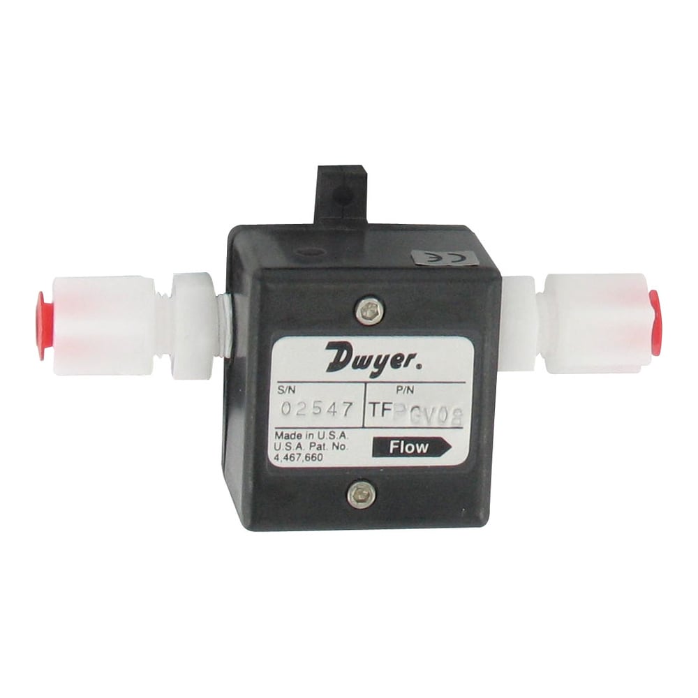 Turbine Gas Flowmeter, 0-5 Vdc Output, Power Adapter Required