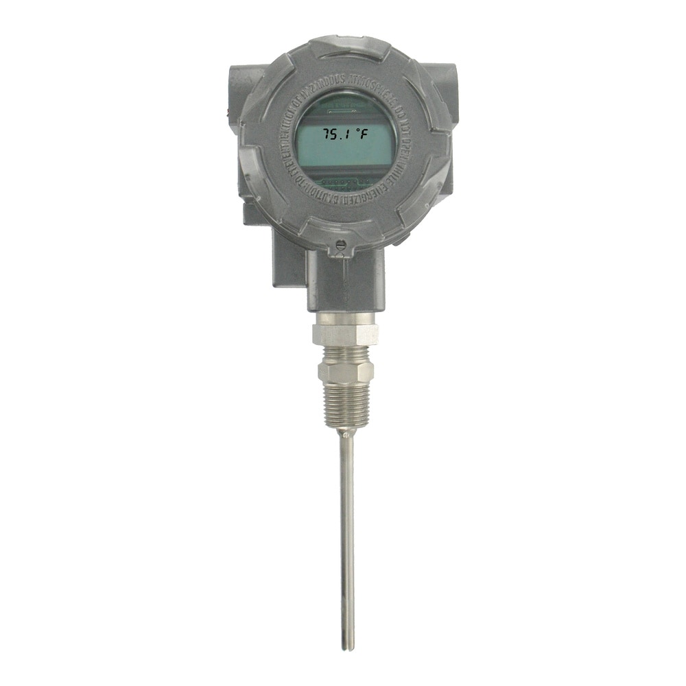 Explosion-Proof RTD Temp Transmitter, -34 to 121 °C, Easy Adjust, Offshore HVAC
