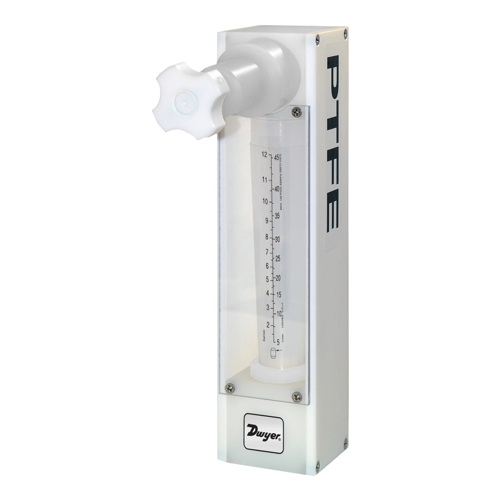 Fluoropolymer Flowmeters for High Purity & Corrosive Liquids, 0-10 Scale